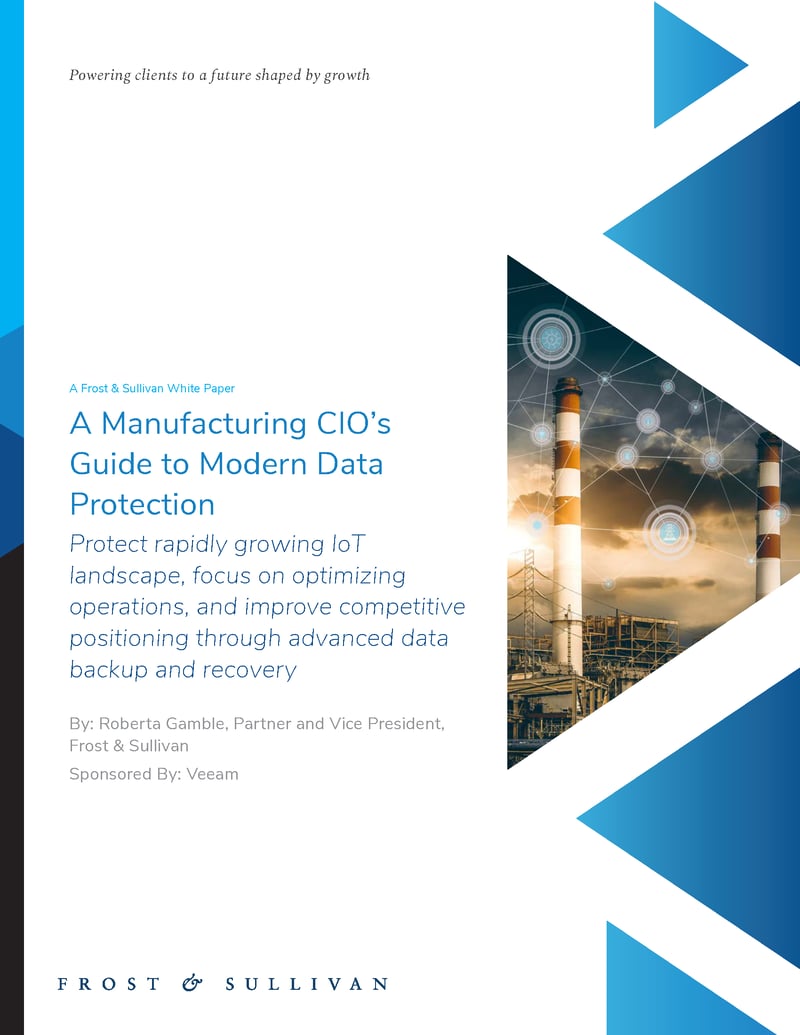 Manufacturing Guide to Modern Data Protection